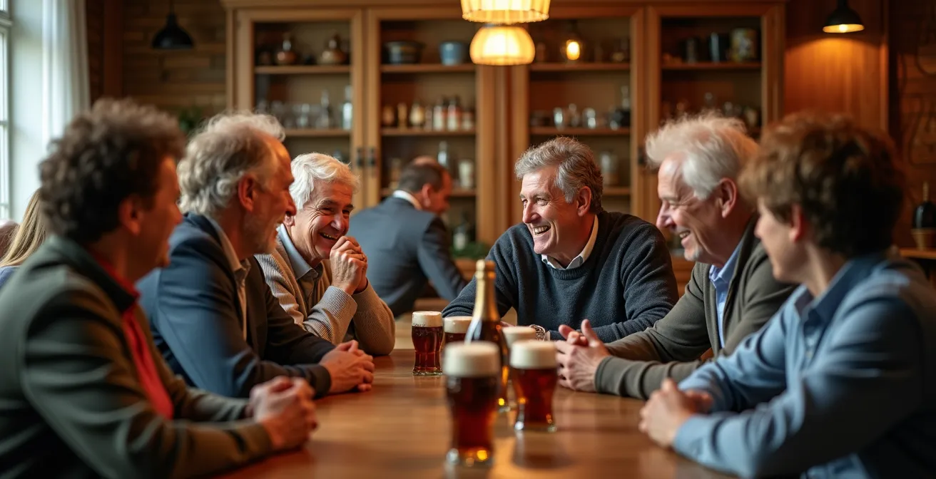 Mehrgenerationen-Vereinstreffen in traditionellem Vereinsheim