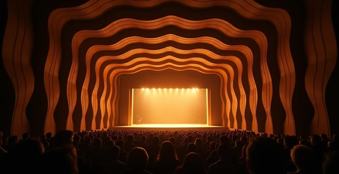 Konzertbesucher in der spektakulären Akustik der Elbphilharmonie