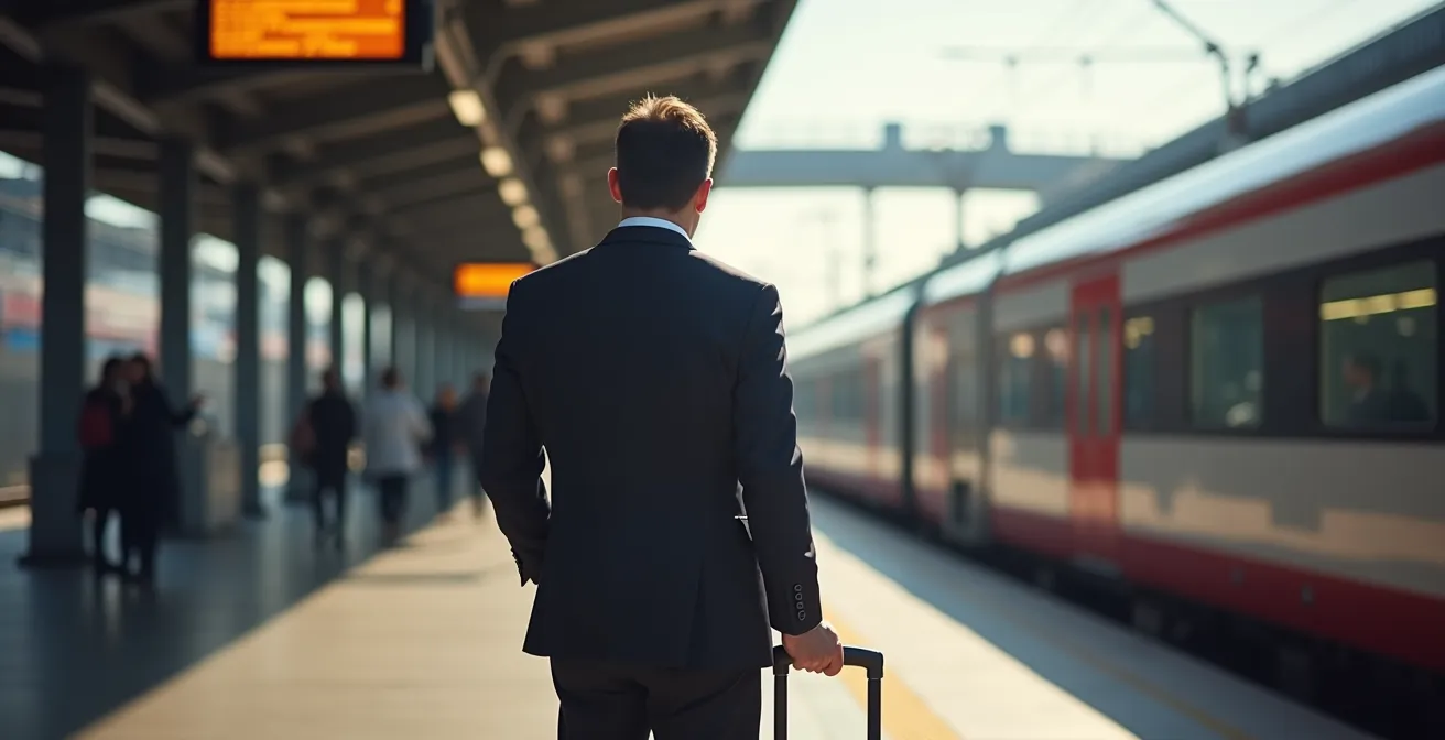 Strategische Navigation am Kölner Hauptbahnhof für ICE-Reisende