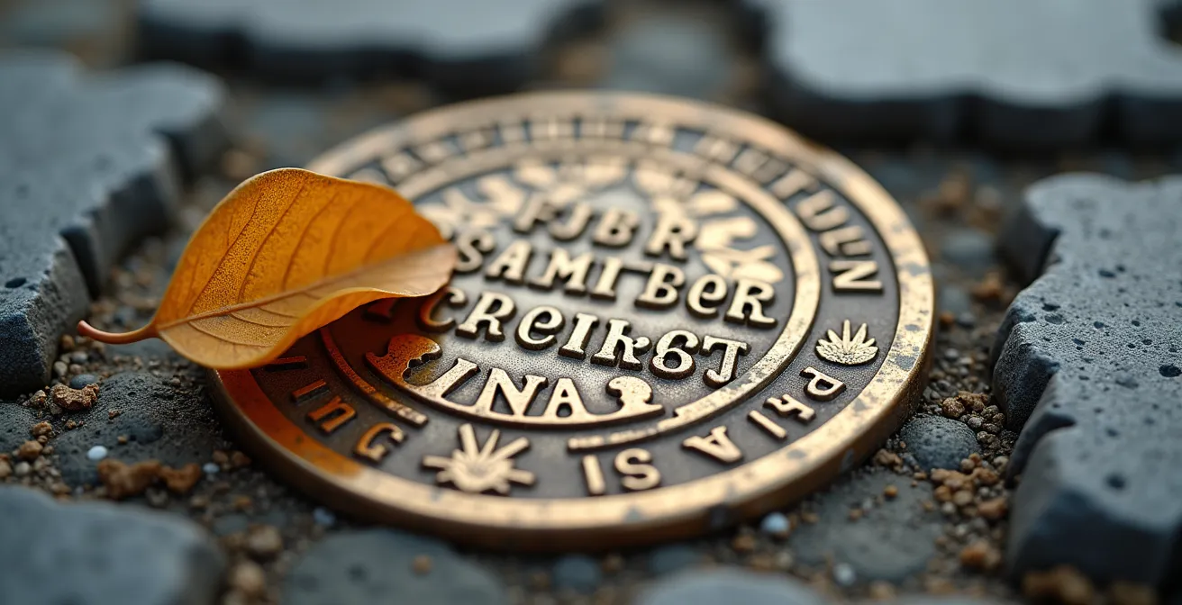 Nahaufnahme von Stolpersteinen im Berliner Pflaster als Mahnmal für Opfer des Nationalsozialismus
