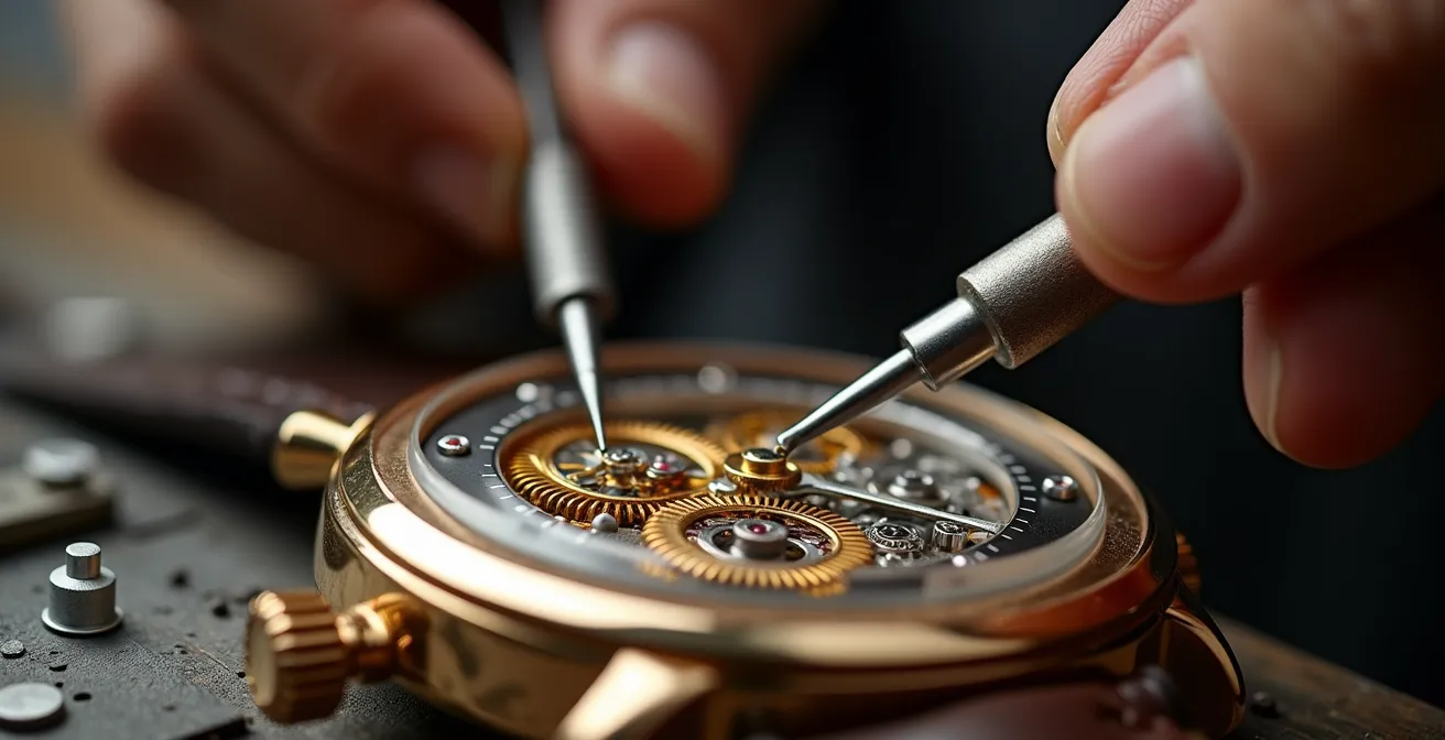 Exklusive Werkstatt eines Uhrmachers im Schwarzwald